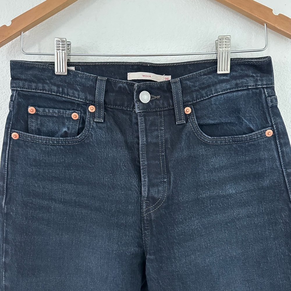 Levi’s Wedgie Jeans Premium Black Size 26W
